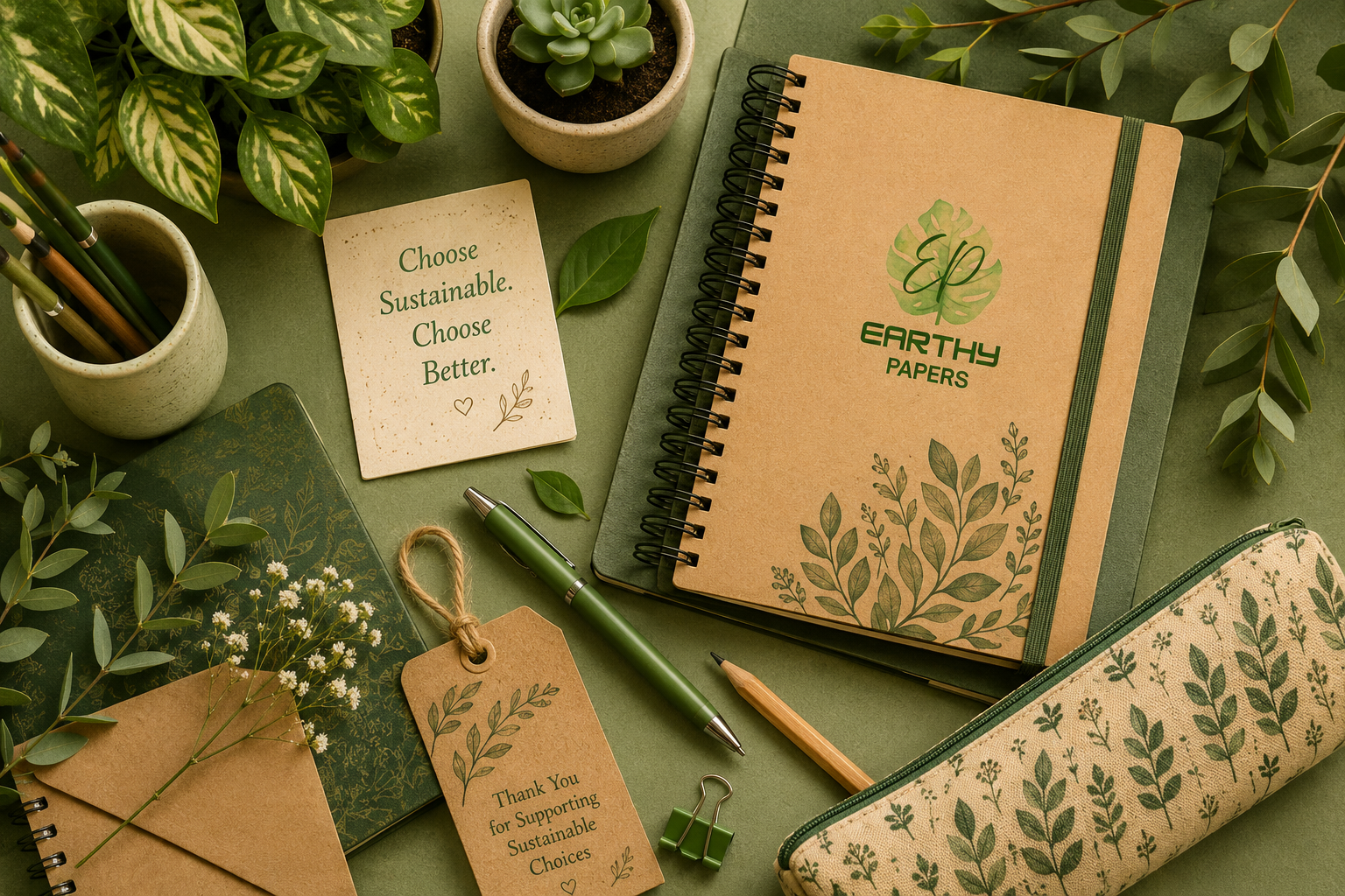 eco-friendly stationery