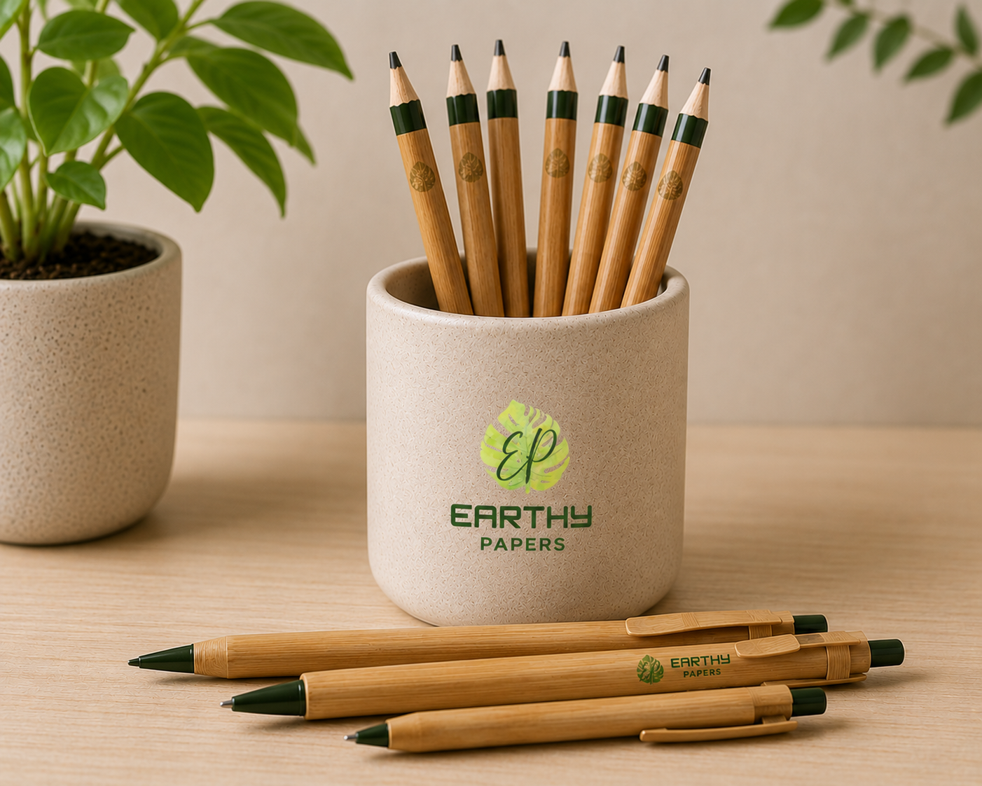 eco-friendly pens and pencils